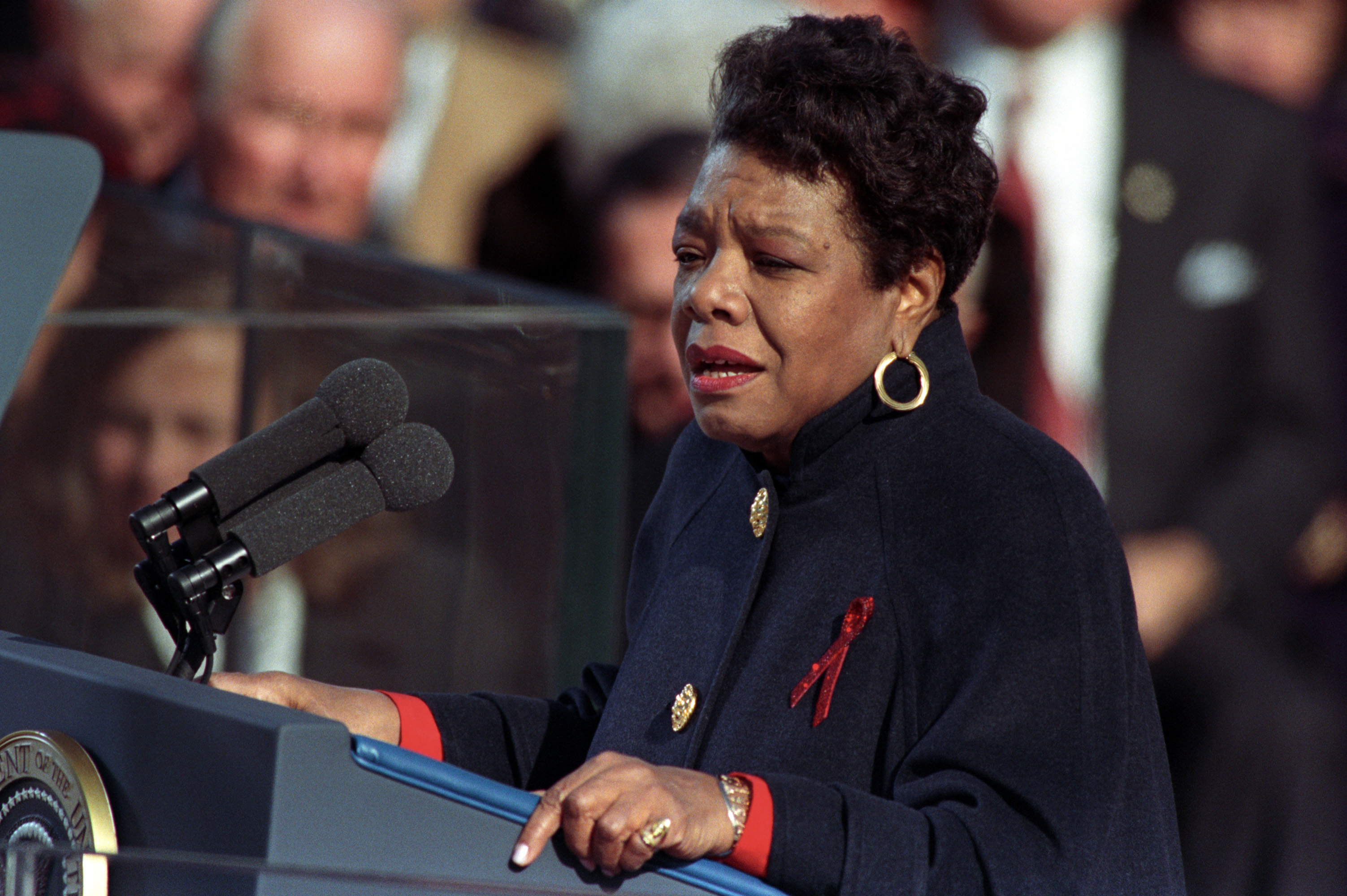 Maya Angelou reciting her poem 
